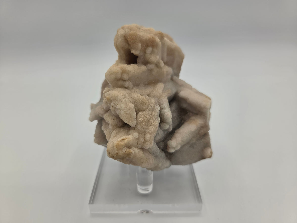 Quartz on Calcite casts