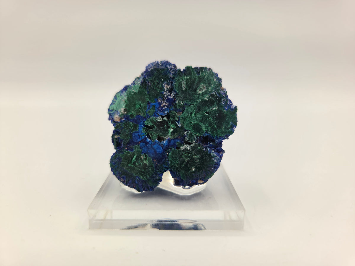 Azurite with Malachite