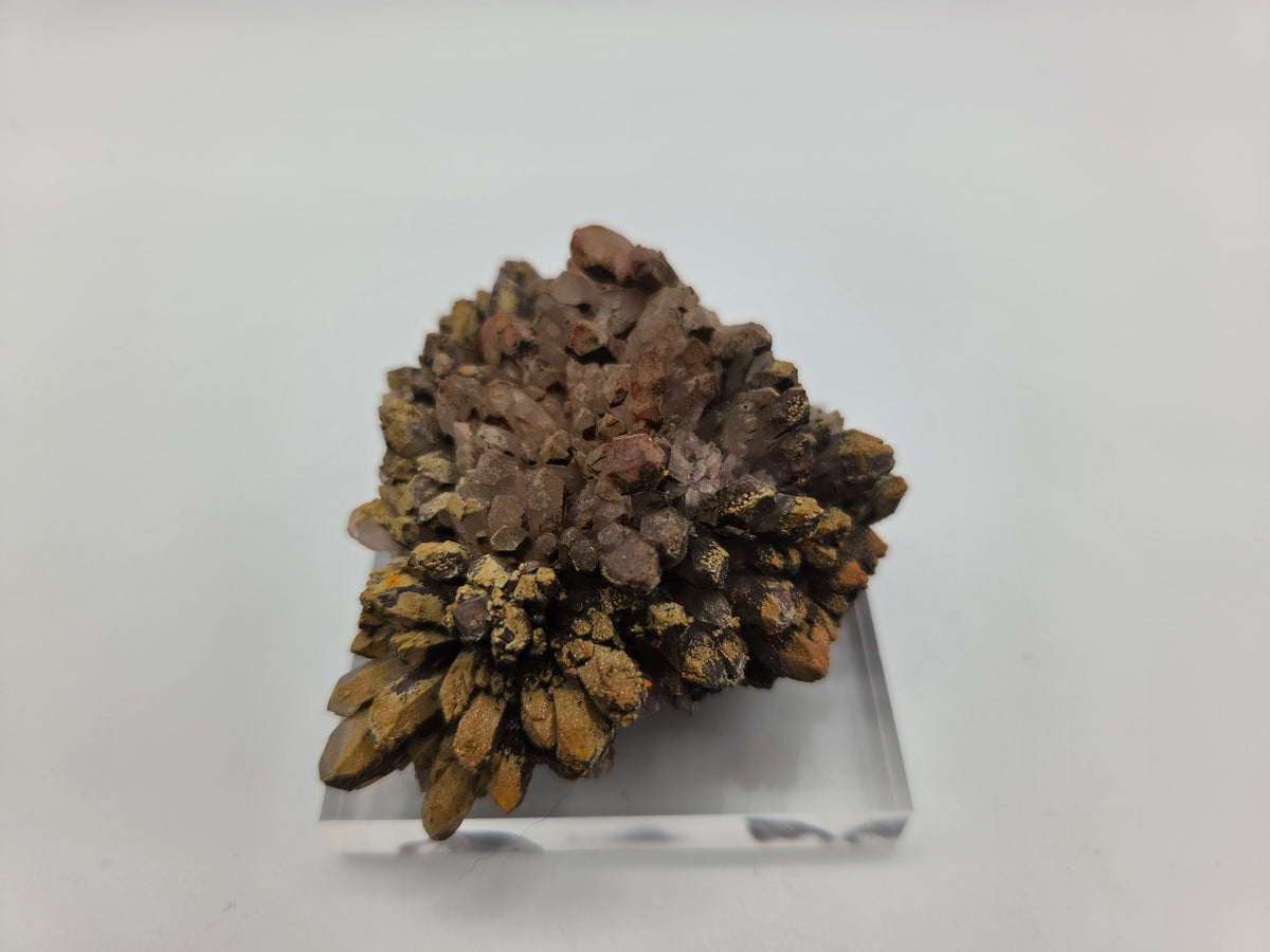 Vanadanite on Quartz
