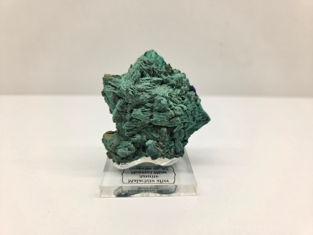 Malachite after Azurite