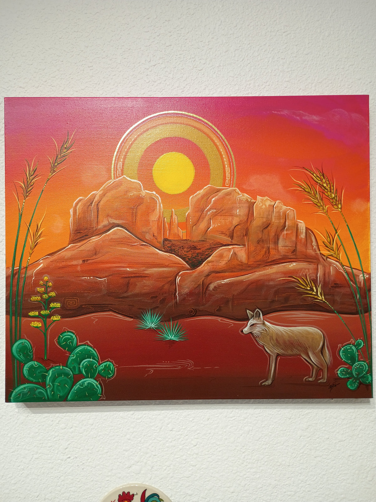 Cathedral Rock. Ri Design original painting
