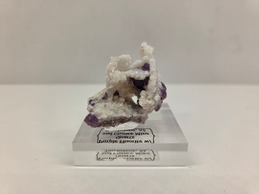 Fluorite on Quartz