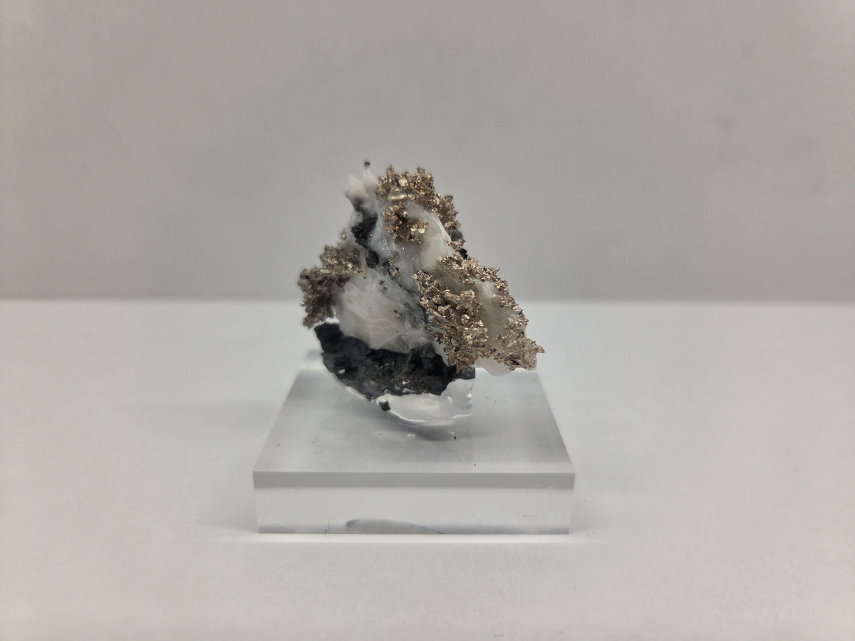 Silver with Calcite