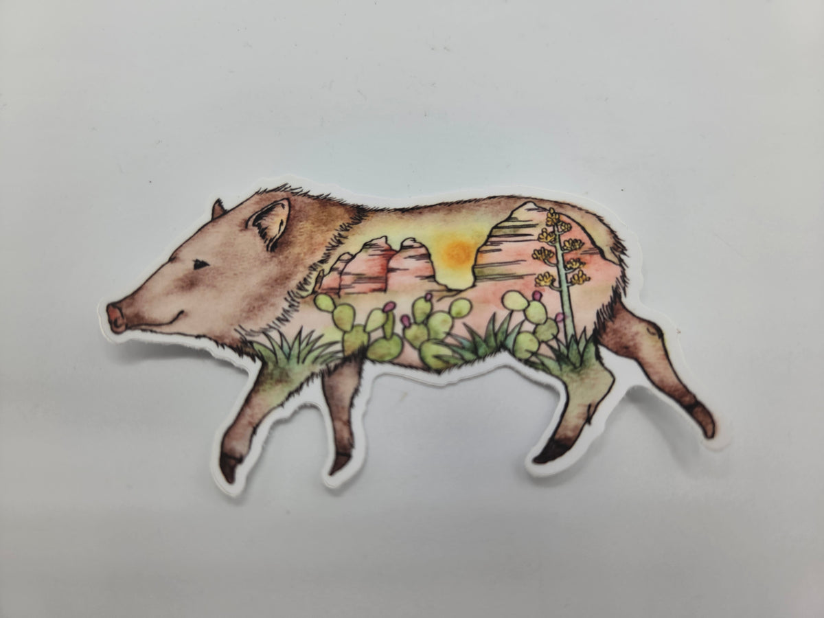 Javalina sticker