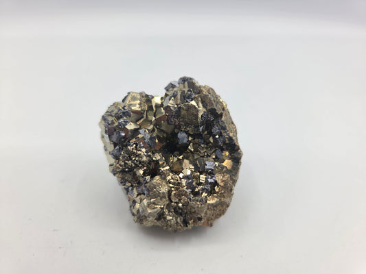 Pyrite with Galena