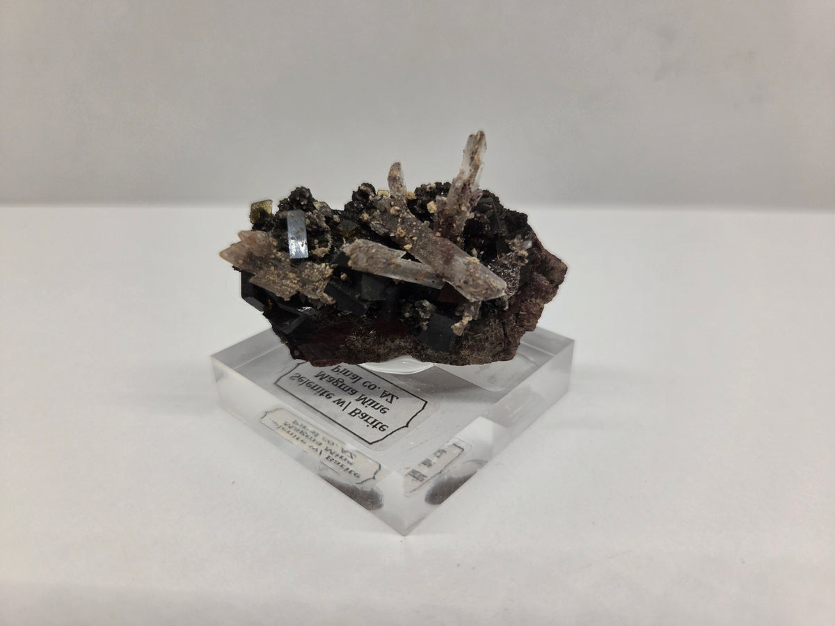 Selenite cluster with Barite