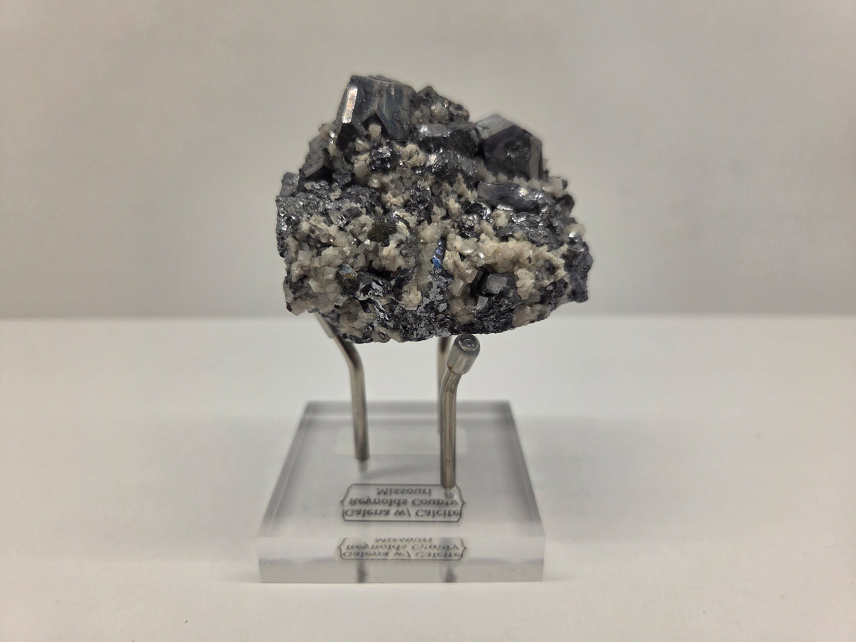 Galena with Calcite