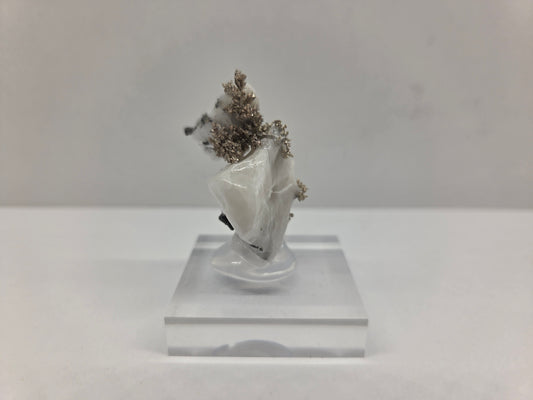 Silver with Calcite