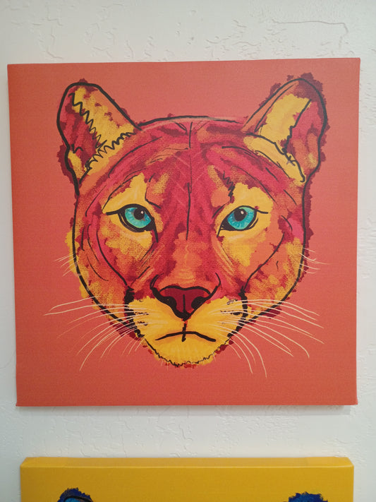 Mountain Lion canvas print