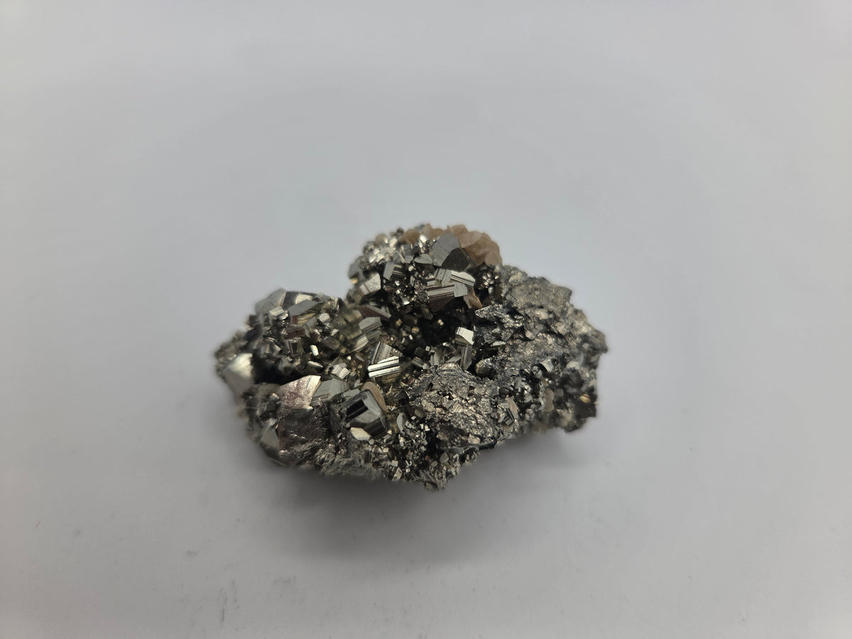 Pyrite with Barite