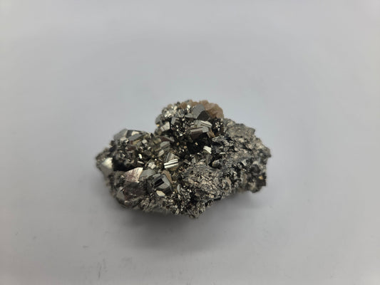 Pyrite with Barite