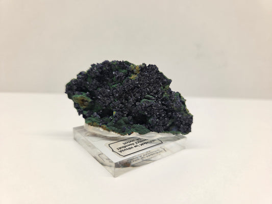 Azurite with Malachite