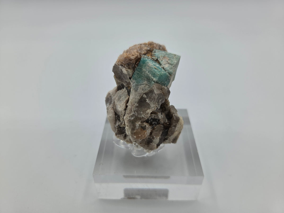 Smoky Quartz with Amazonite