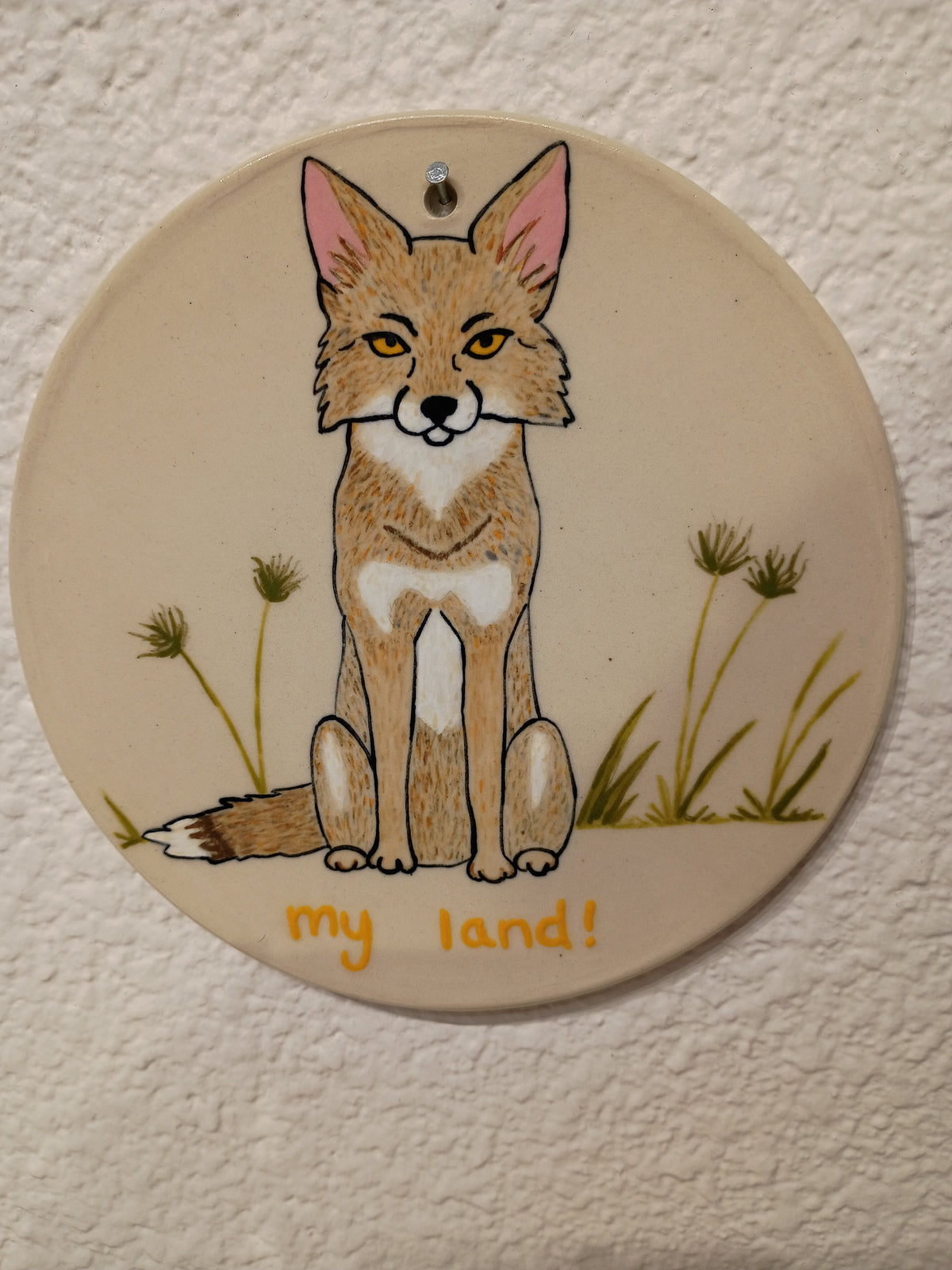 My land. Wall hanging from Shani Campbell