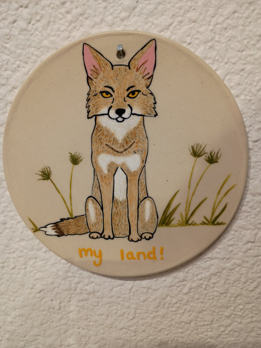 My land. Wall hanging from Shani Campbell