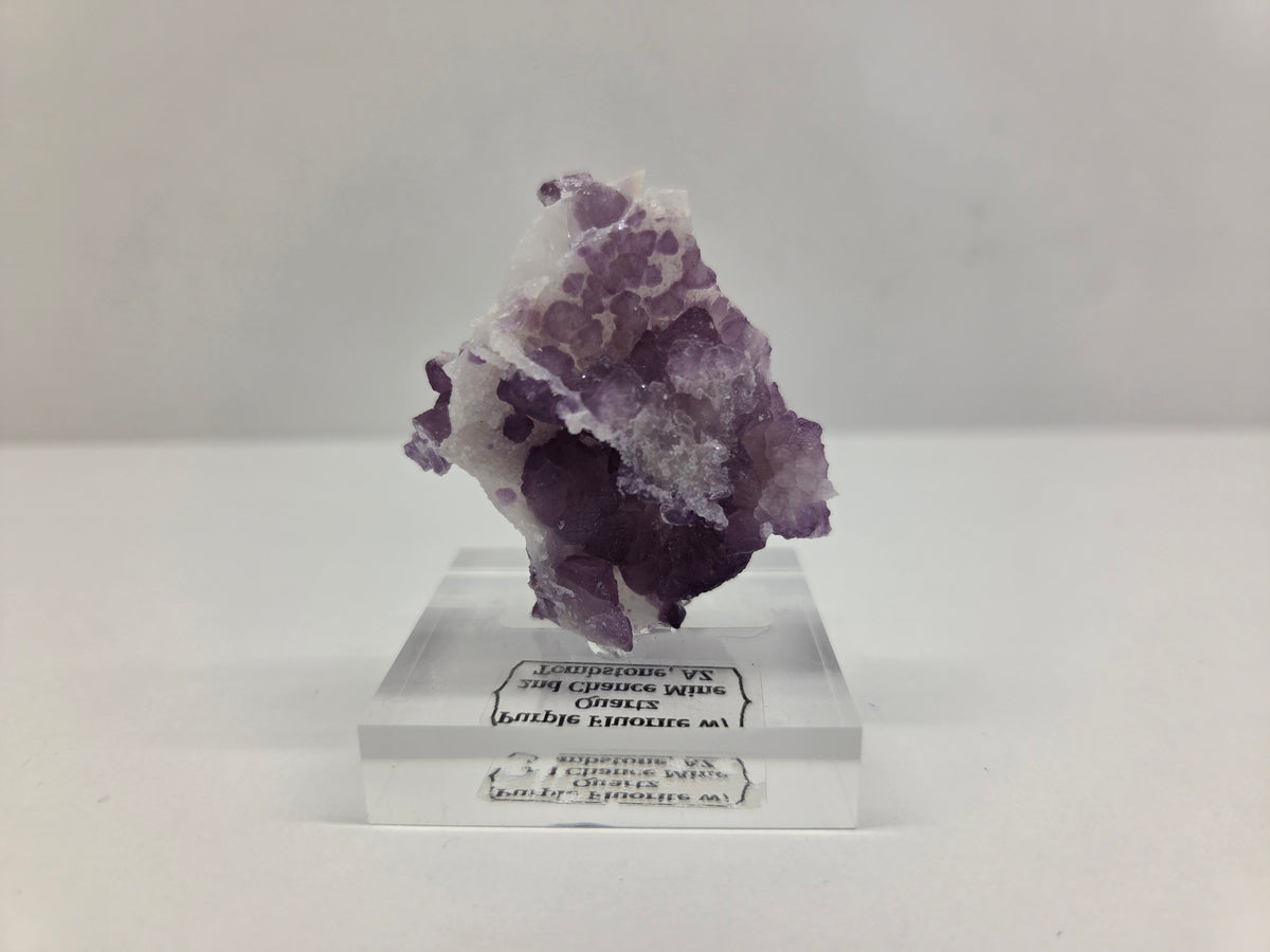 Fluorite on Quartz