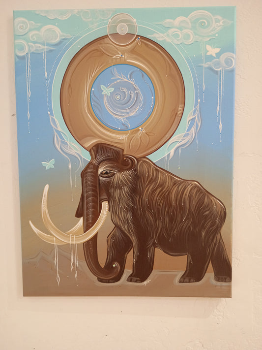 Mammoth. Ri Design original painting