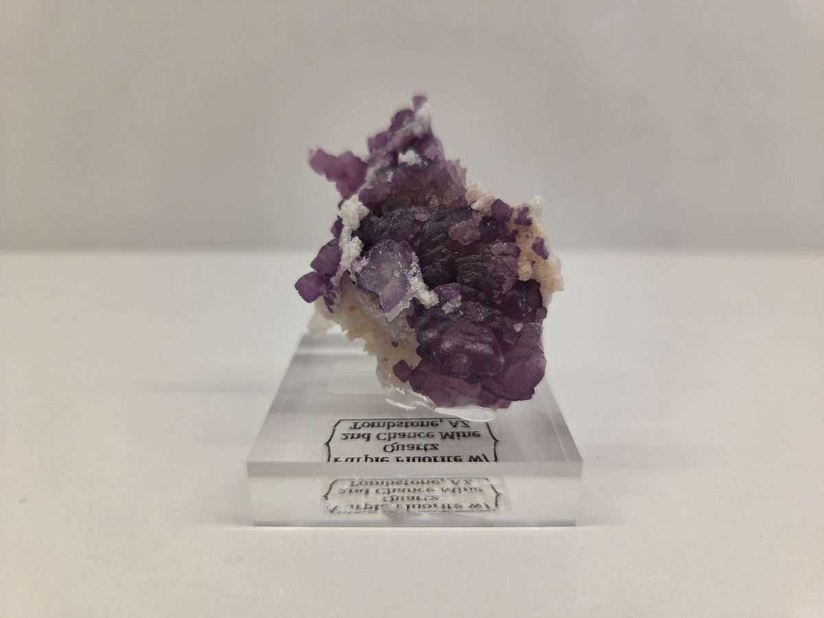 Fluorite on Quartz