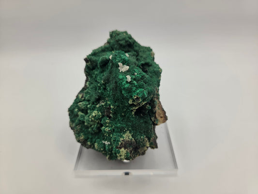 Malachite with Calcite