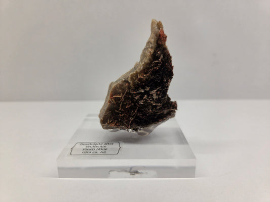 Descloizite after Wulfenite