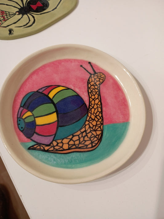 Snail plate small. From Shani Campbell.