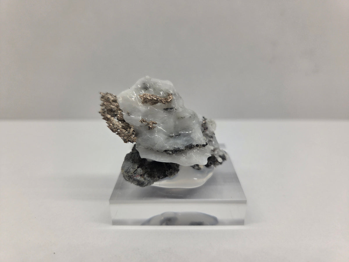 Silver with Calcite