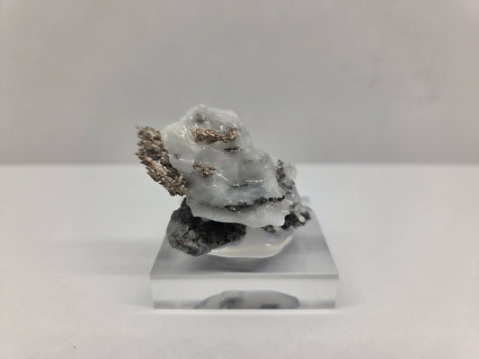 Silver with Calcite