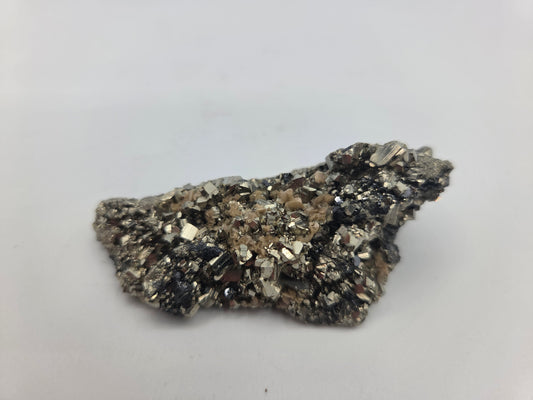 Pyrite with Barite
