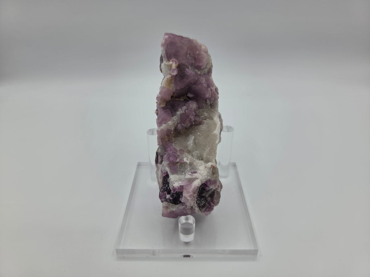 Fluorite on Quartz