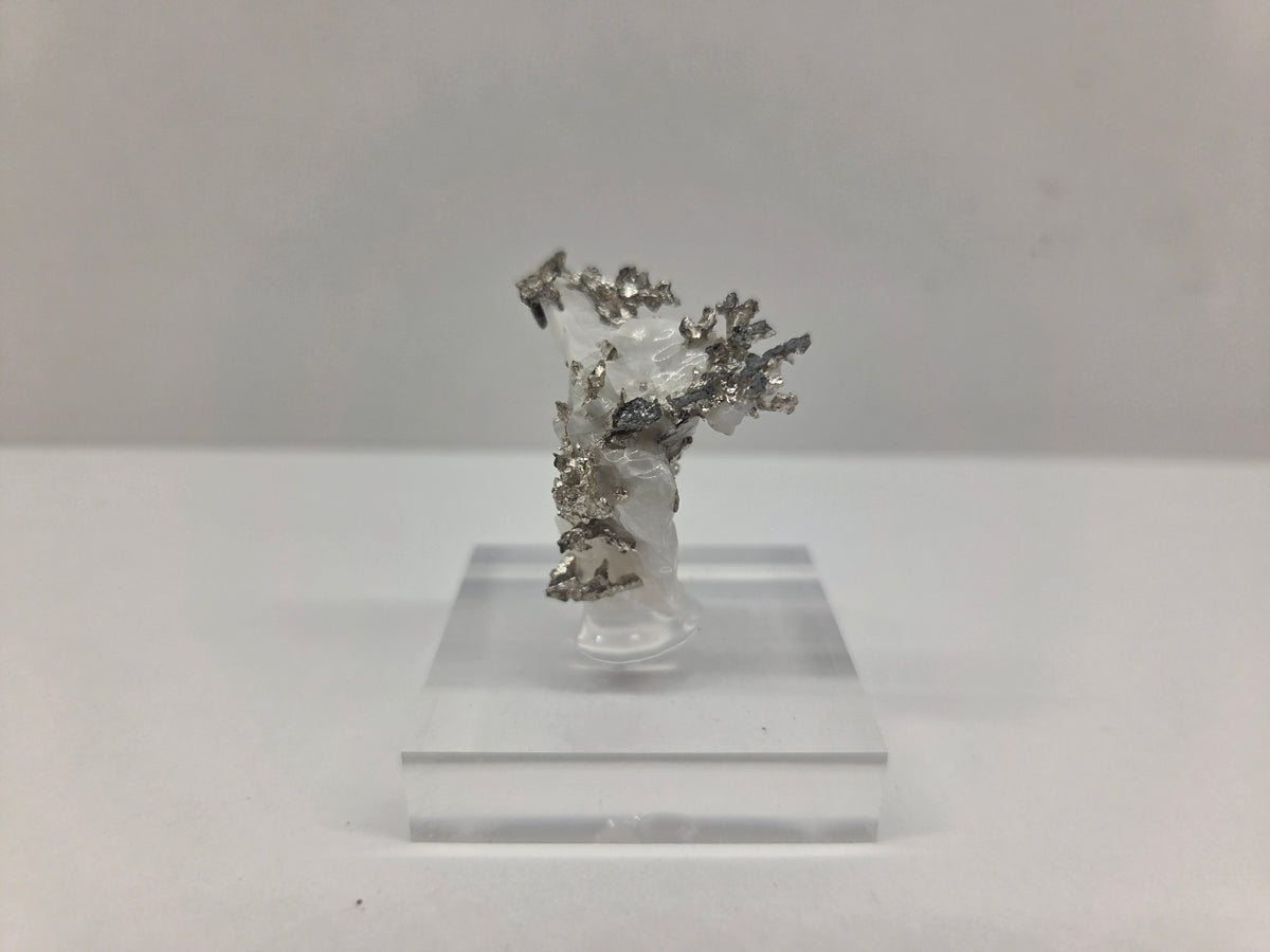 Silver with Calcite