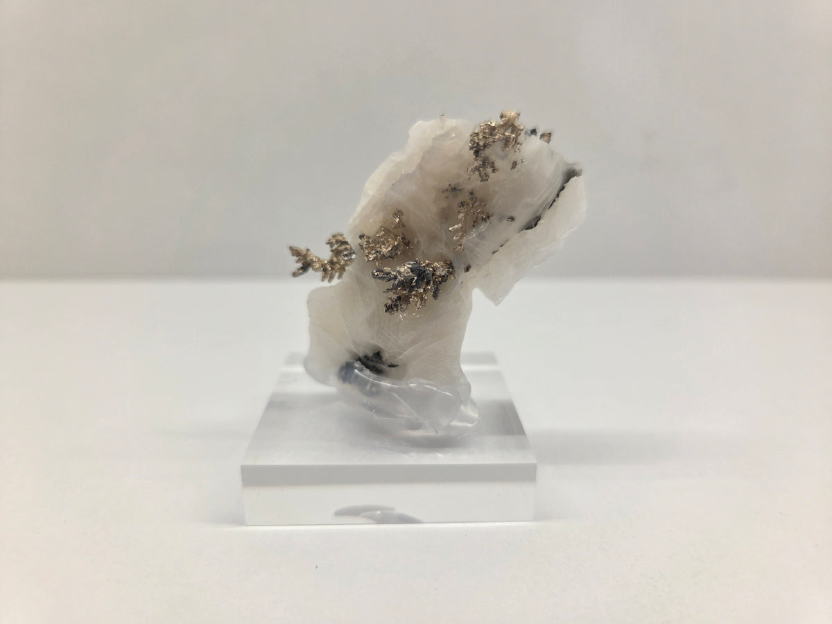 Silver with calcite
