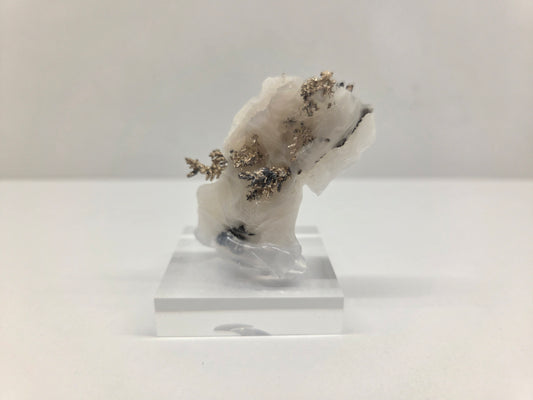 Silver with calcite