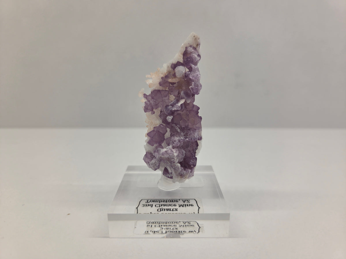 Fluorite on Quartz