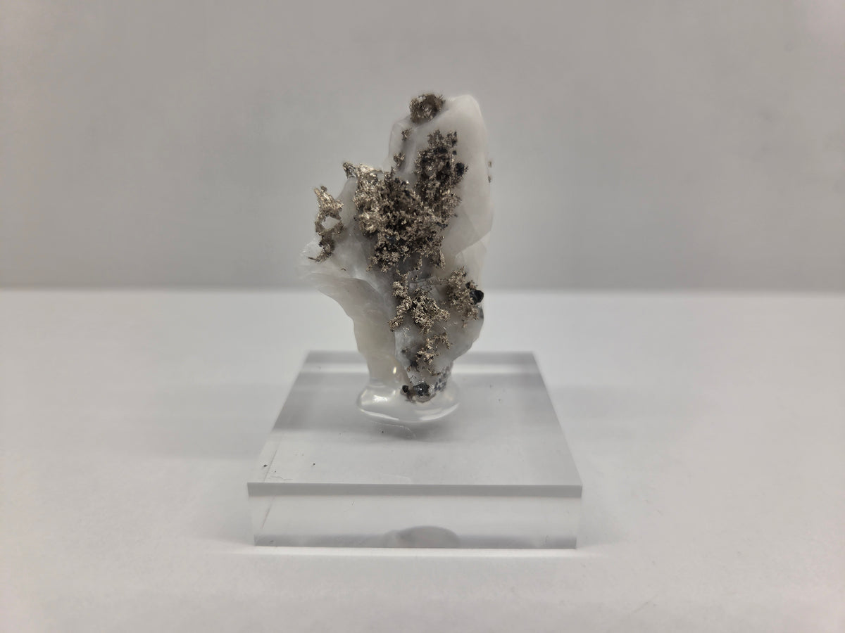 Silver with calcite