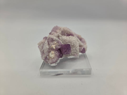 Fluorite on Quartz